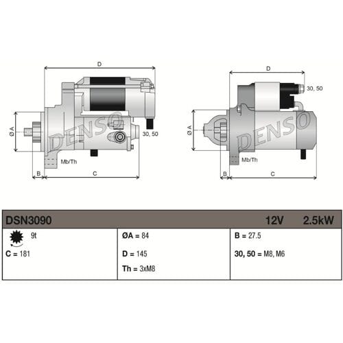 Starter DENSO DSN3090