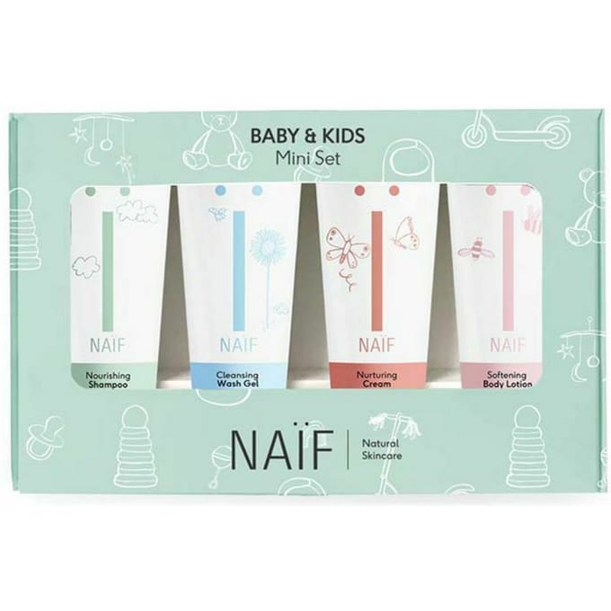 Naif Naïf mini verzorgingsset voor baby & kind Onbehandeld/Naturel unisex