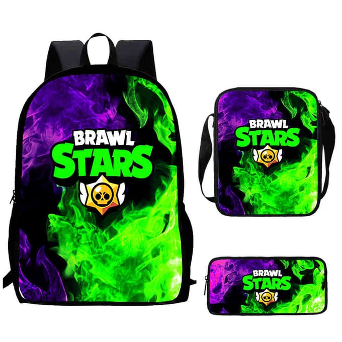 Sac à dos Brawl Stars Impression Haute Définition Multifonctionnel Léger