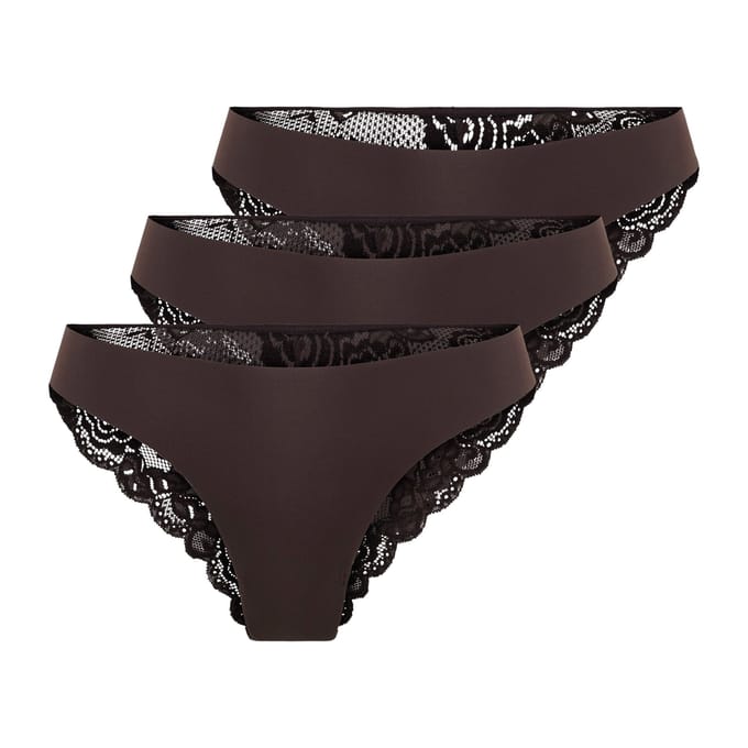 Only Chloe Lace Brazil Slips Dames (3-pack)