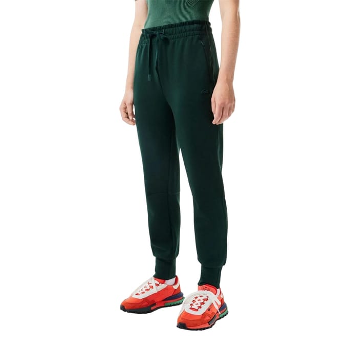 Lacoste Dames/Dames Biologisch Katoenen Jersey Sweatbroek (Groen)