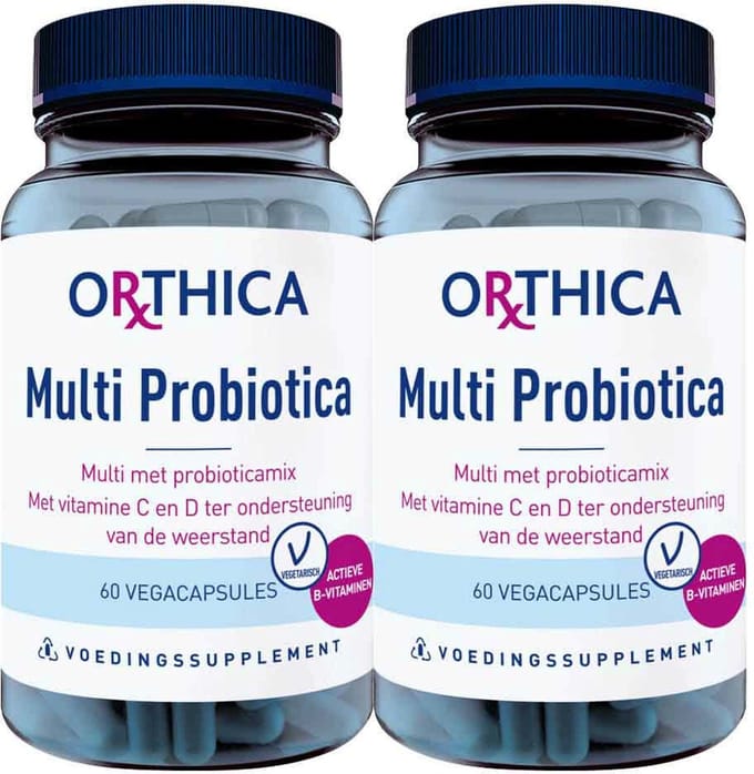 2x Orthica Multi biotica supplementen 60 capsules