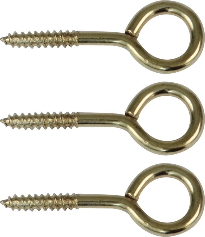 AMIG Schroefogen - 45x - staal - 40 mm - goud - DHZ ijzerwaren - bevestigingsmaterialen - A merk