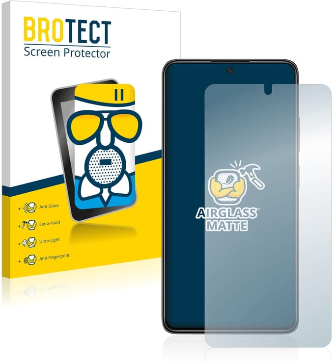 BROTECT - Screenprotector voor Xiaomi Poco X4 Pro 5G - Folie Beschermfolie Beschermglas matte
