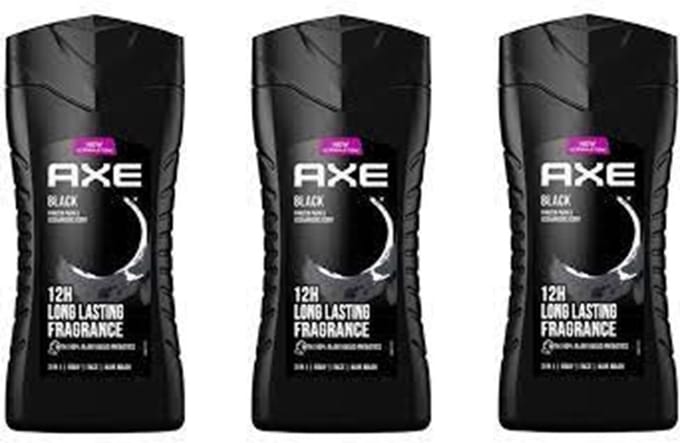 Axe Douchegel – Black 3 × 250 ml