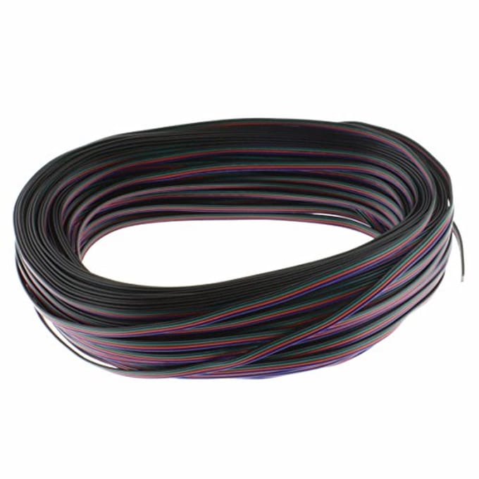 RGB verlengkabel voor LED-strips SMD5050 - 5 tot 50 meter