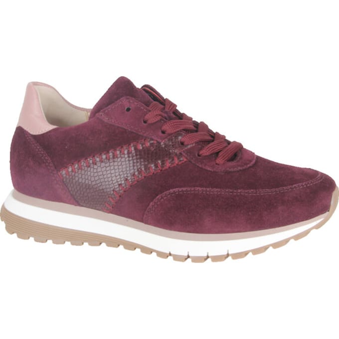 Gabor - Sneakers Laag Bordeaux 38