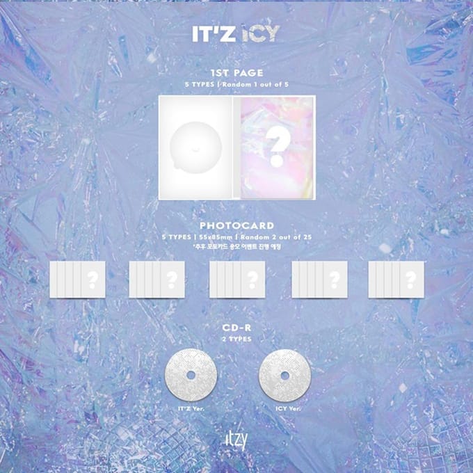 ITZY : Het is ICY 1 RANDOM gray