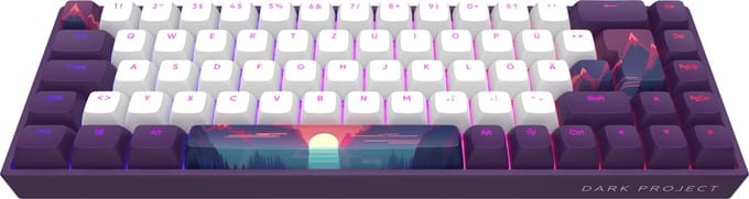 Dark Project - 68 Sunrise - Mechanisch Bedraad Toetsenbord - G3MS RGB (DE) (ISO)