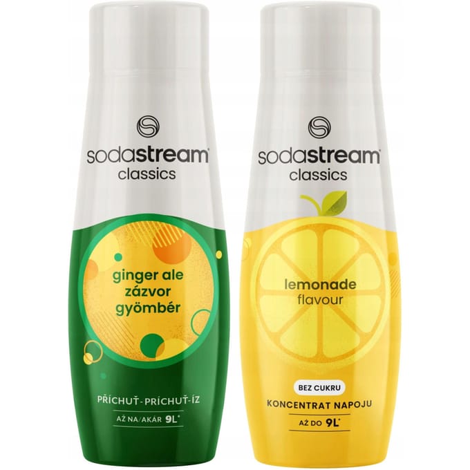 Soda Stream Serie - Limonadesiroop - Imbir & Citroen - 880 ml