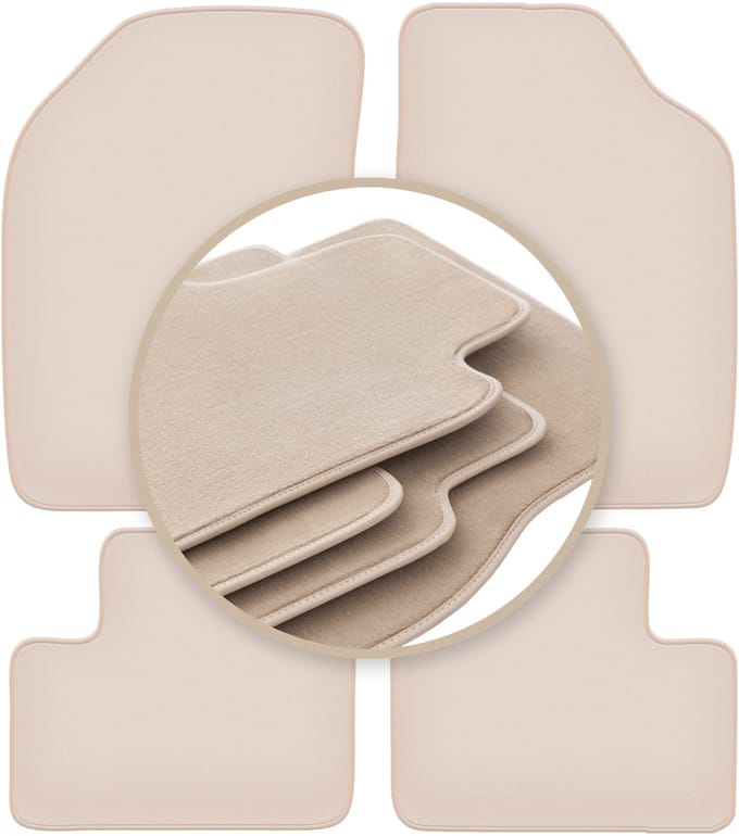 PREMIUM beige matten voor: Lancia Ypsilon I hatchback 1996-2003