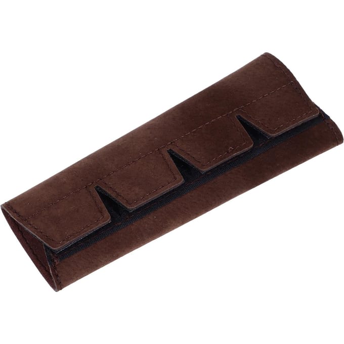 Hoorn Handbeschermer Leer Antislip Beschermer Handvat Wrap Handkussen Cover Instrument Accessoire black