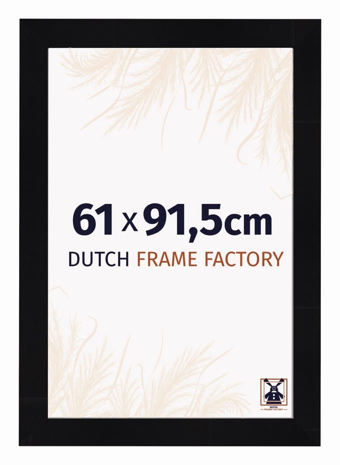 Fotolijst 61x91,5 cm - MDF - Zwart Hoogglans - Praag