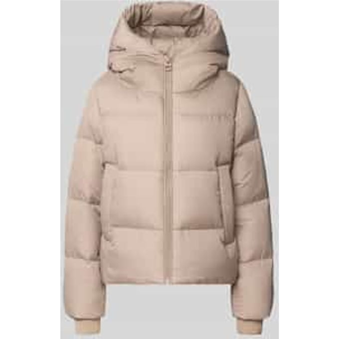 Regular fit donsjack met labelpatch
