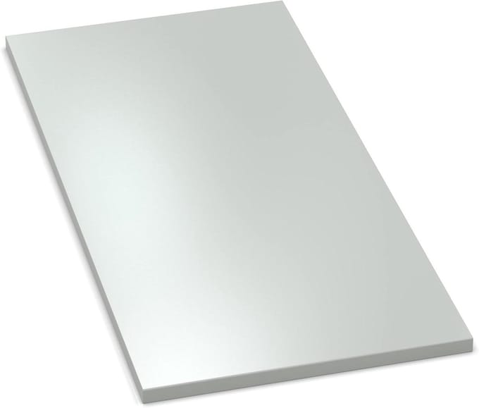 Tafelblad - Werkblad Blad - Meubelbouw - Melaminehars Coating - 100x60 cm - Grijs