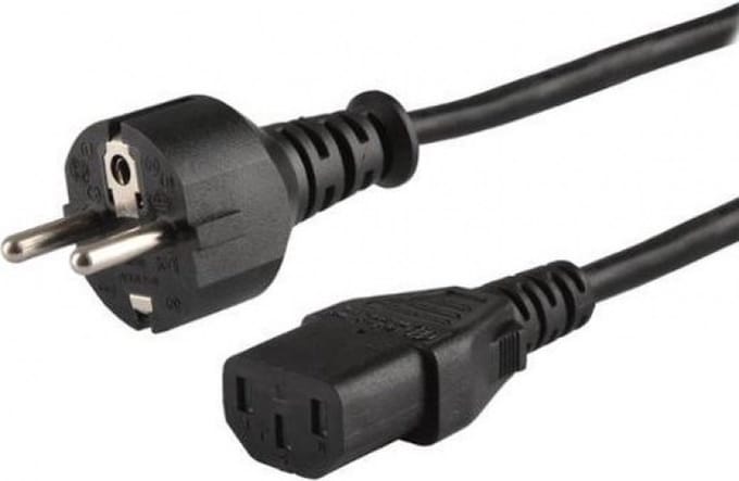 Savio CL-138 electriciteitssnoer Zwart 1,8 m IEC C13 Netstekker type E