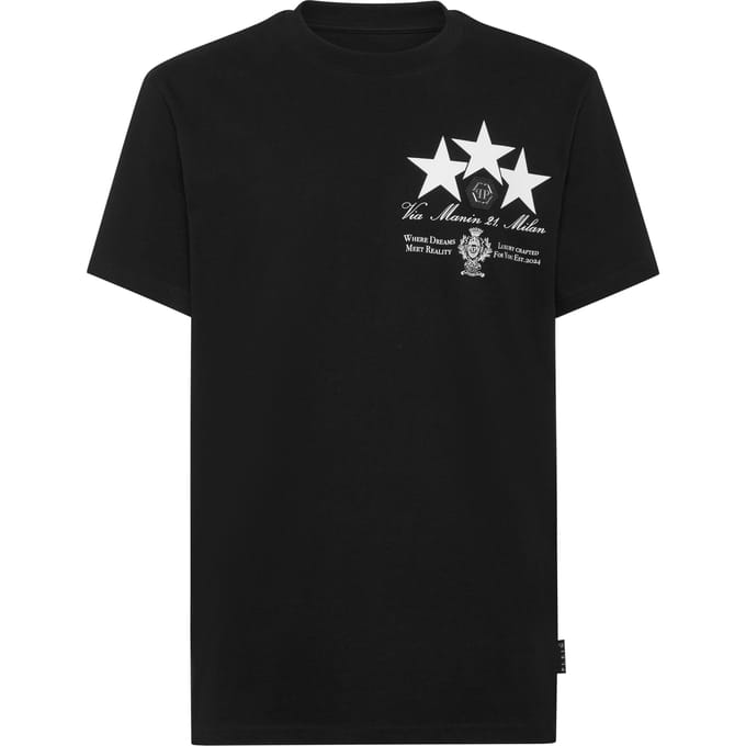 T-Shirt Ronde Hals Ss Stars