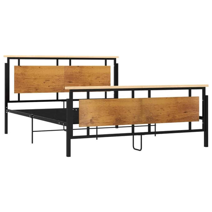 vidaXL - Bedframe - metaal - 160x200 - cm