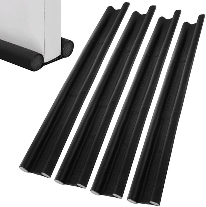 Dailygoods - Tochtstopper Set van 4 - Op maat gemaakte Deurafdichting