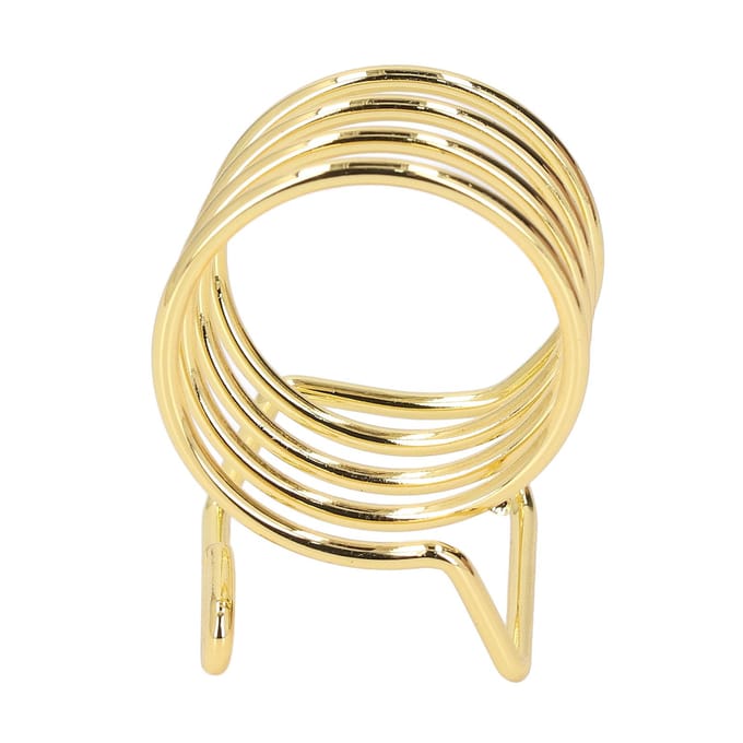 Ligature Bec Saxophone Alto Alliage Or Spirale Fixation Rapide Bec Sax pour Performance beige