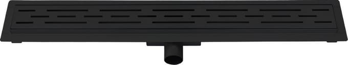 Douchegoot Best Design Black Met Flens 100x7x6.7cm Mat Zwart