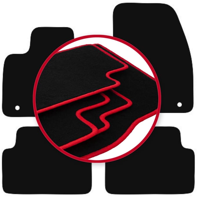 CARLUX-RED automatten voor: Volvo XC40 crossover (2017-)