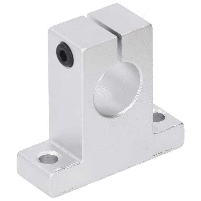 10 stuks SK16 Lineaire Bewegingsrail Ondersteuning Aluminiumlegering Lineaire Asgeleiding Beugel voor Rail Accessoire white