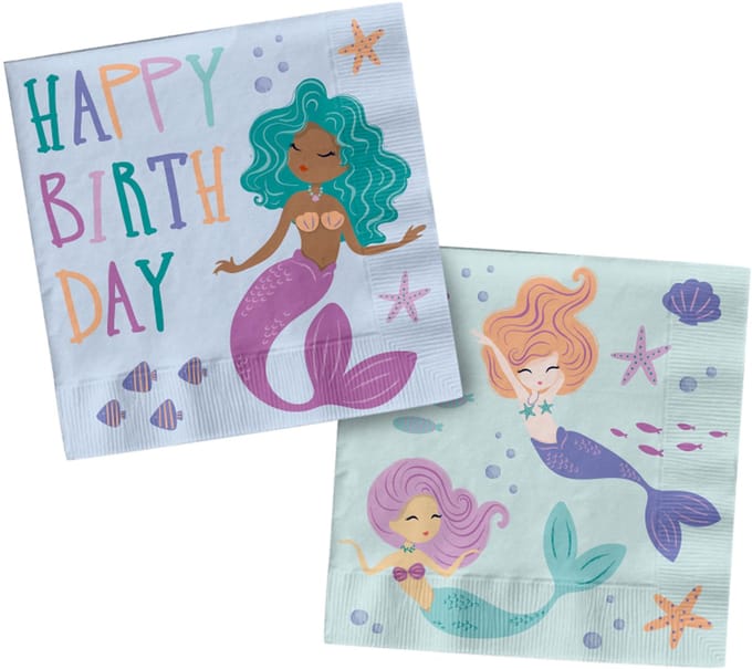 Servetten - Mermaid Magic - 33 x 33 cm - 20 stuks