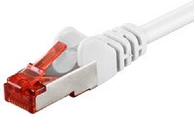 Danicom CAT6 S/FTP (PIMF) patchkabel - 10 meter wit - netwerkkabel - internetkabel - UTP kabel - RJ45 - 1000 mbit/s