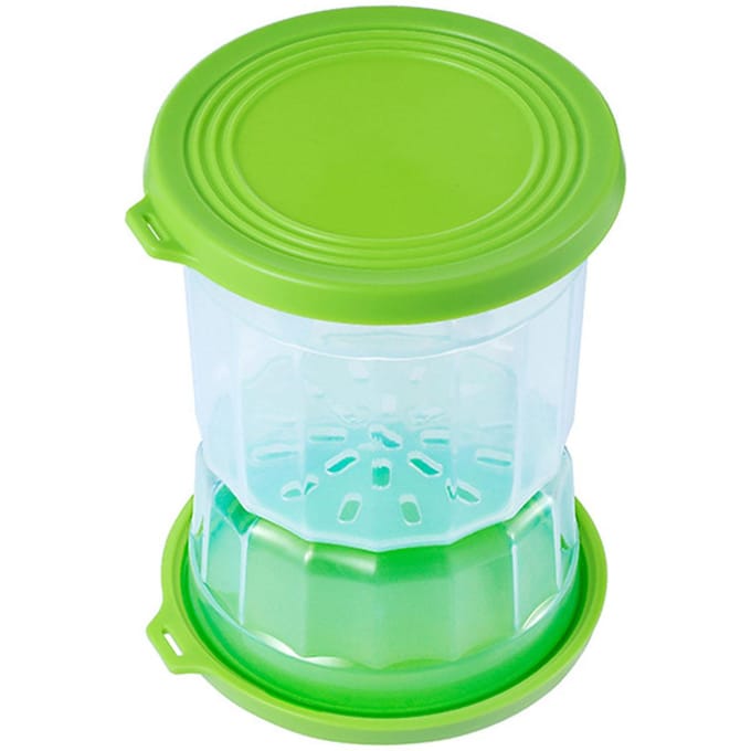 Augurkenpot Olijven Zandloperpot Luchtdichte Augurkensap Scheidingspot Augurken Flip Pot voor Augurk green