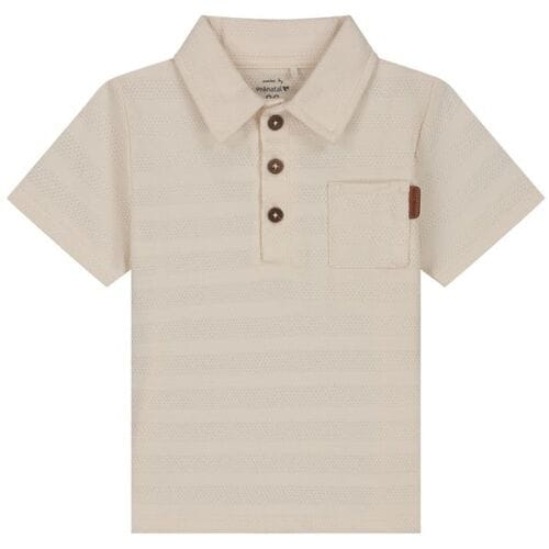 Prénatal peuter polo Dark Off-White 80 heren