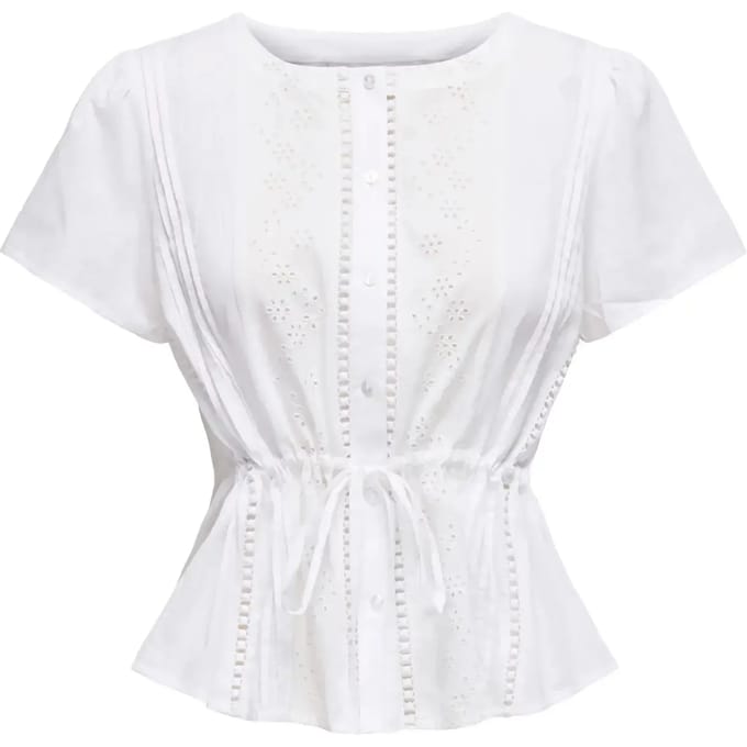 Geborduurde blouse vrouw Only Siffi