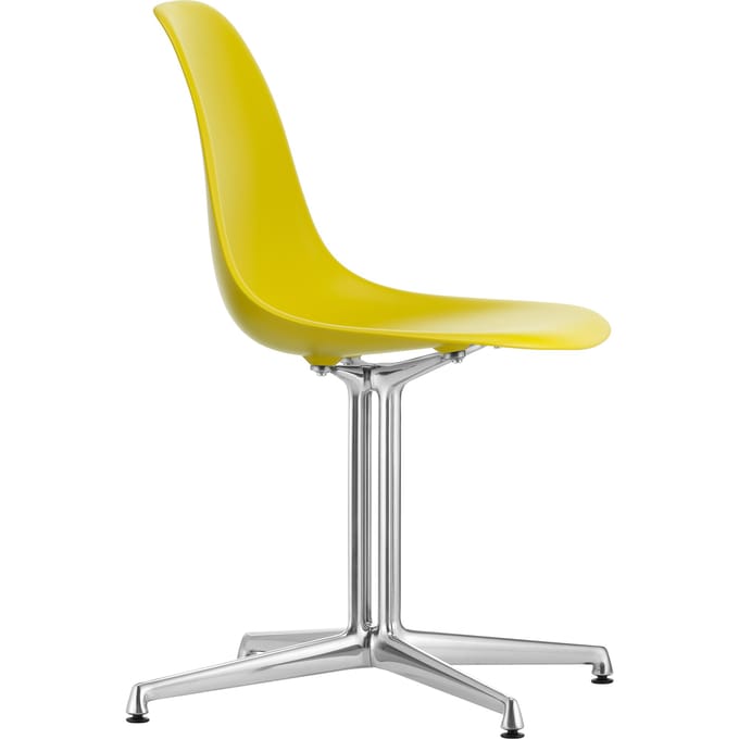 Vitra Eames Plastic Bijzetstoel DSL - mosterd RE