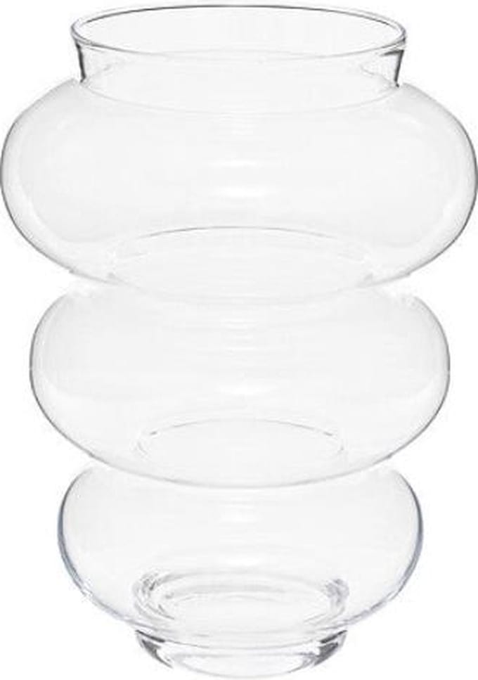 Atmosphera Matali dubbele vaas Ø26xH35cm - Lichtgroen - 2 in 1