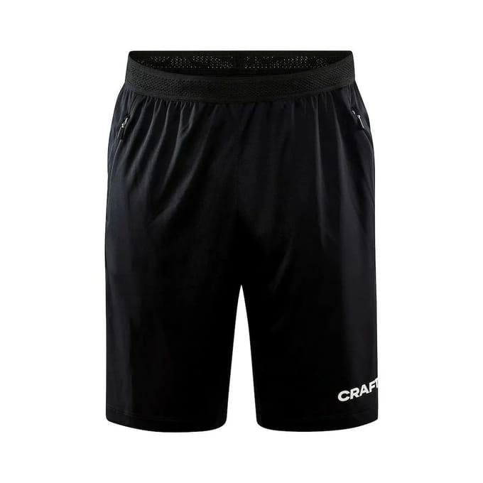 Craft Evolve Scheidsrechtersshort Heren - Zwart | Maat: S
