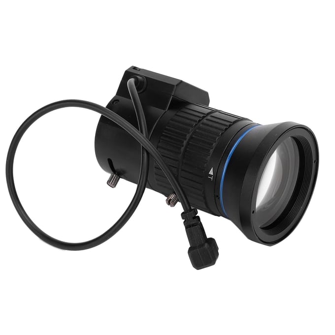 Objectif 6MP à monture CS, zoom 1/2,7 po 5-50 mm, ouverture automatique, accessoire de surveillance de sécurité gray