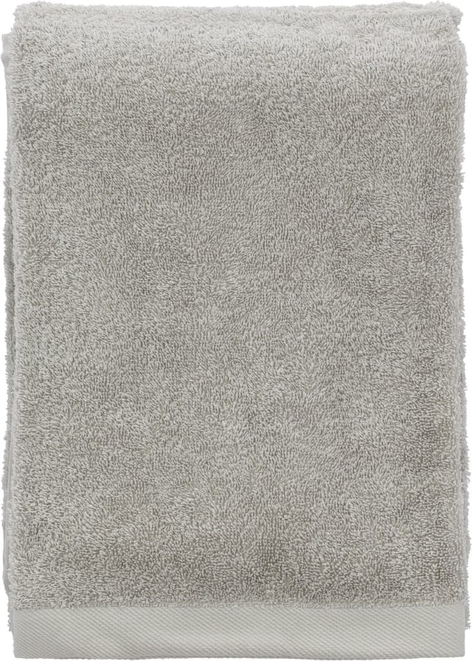Södahl organic Comfort Handdoek 70 x 140 cm Light Grey