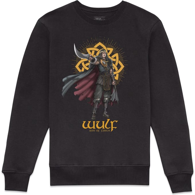 Lord Of The Rings Wulf Pose Sweatshirt - Black - S