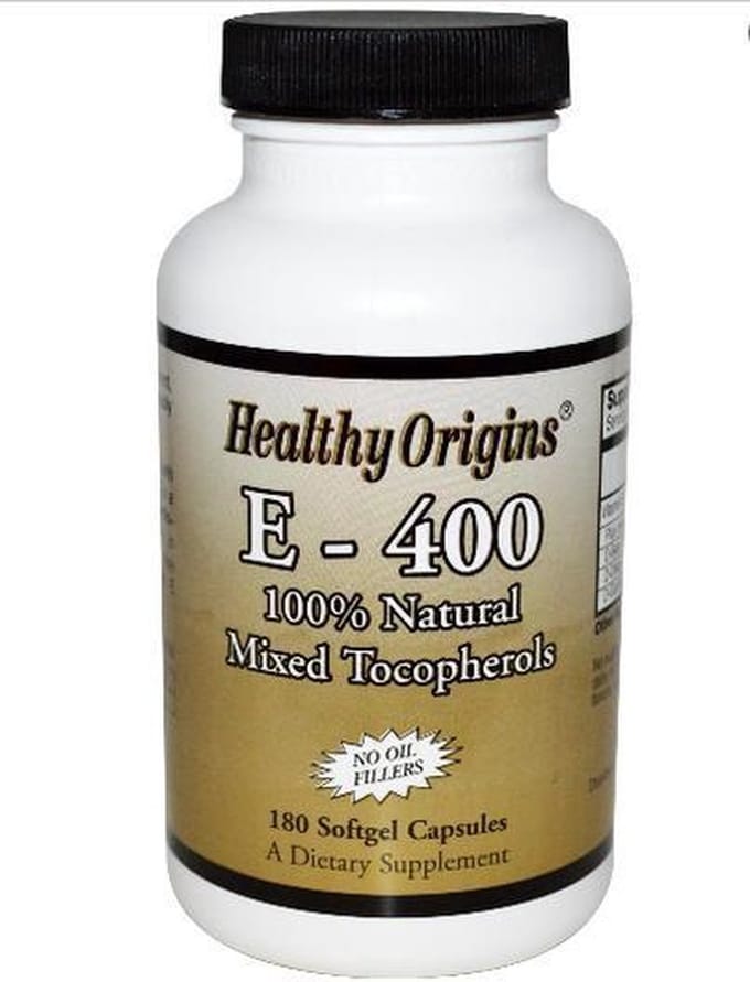Vitamine E-400 (180 Softgel Capsules) - Healthy Origins
