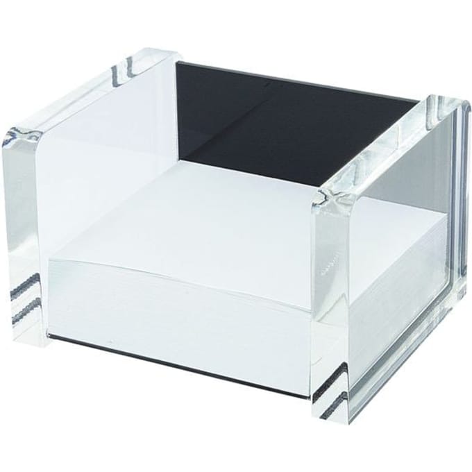 Wedo - bureau  memobakje brievenbakje Acryl Zwart, Transparant