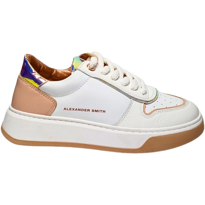 Damesschoenen Alexander Smith Harrow Woman-White iride perzik