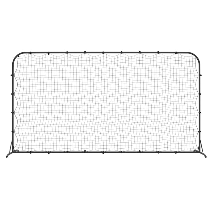 vidaXL - Voetbal - rebounder - 366x90x183 - cm - HDPE - zwart