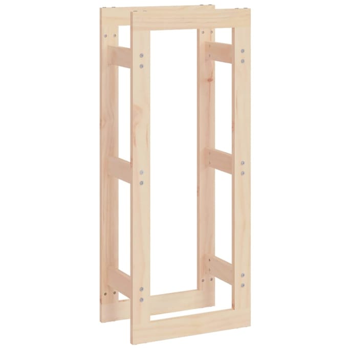 Porte-bûches pour cheminée 41 x 25 x 100 cm Bois de pin massif