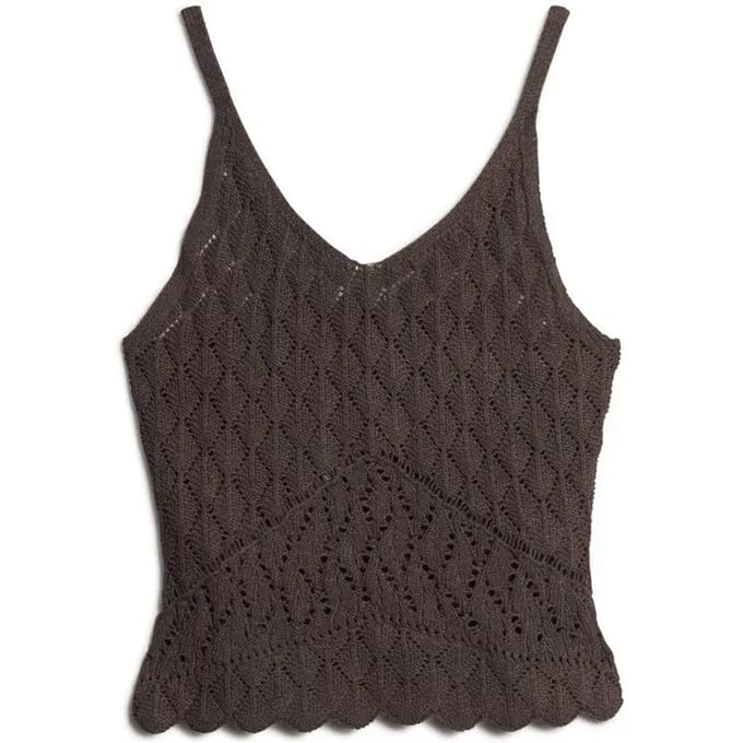Superdry - Gehaakt camitopje - Dames - Tops