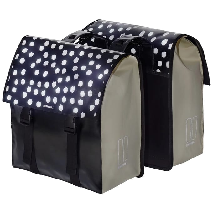 Basil Urban Load Dubbele fietstas - Zwart - 48 Liter