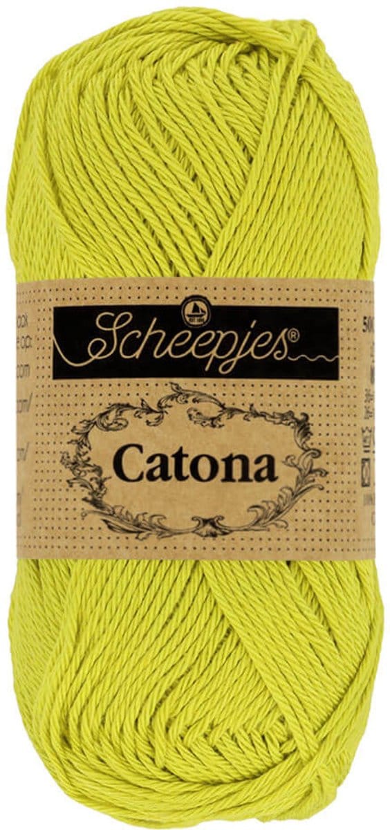 Scheepjes Catona 50 gram - 245 Green Yellow