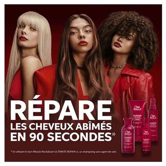 Wella Professionals Ultimate Repair Shampoo 1000 ml - herstelt beschadigd haar