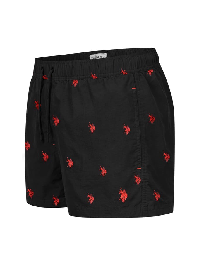 U.S. Polo Assn. heren zwemshort met allover logo design