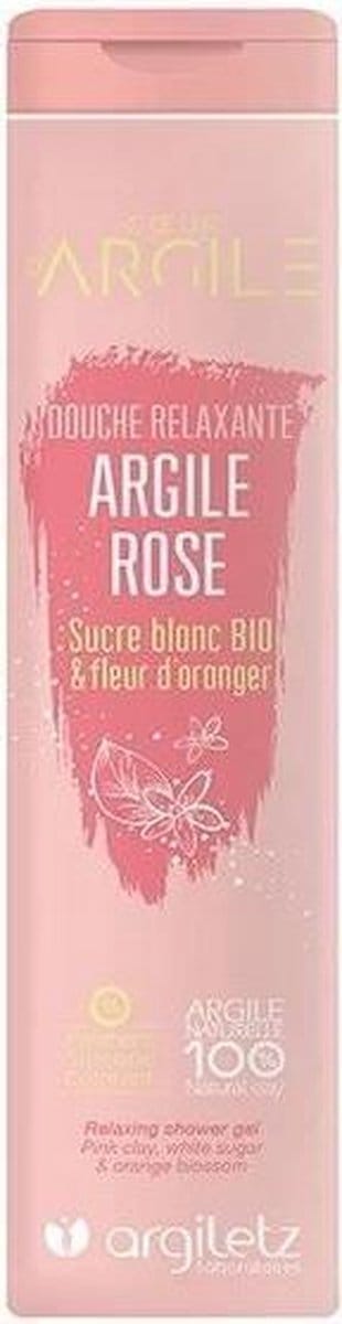 Argiletz roze klei douche met oranje bloesem 250ml