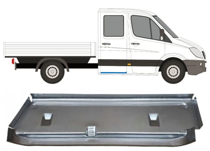 Instapplaat voor Mercedes Sprinter 2006-2018 / Rechts